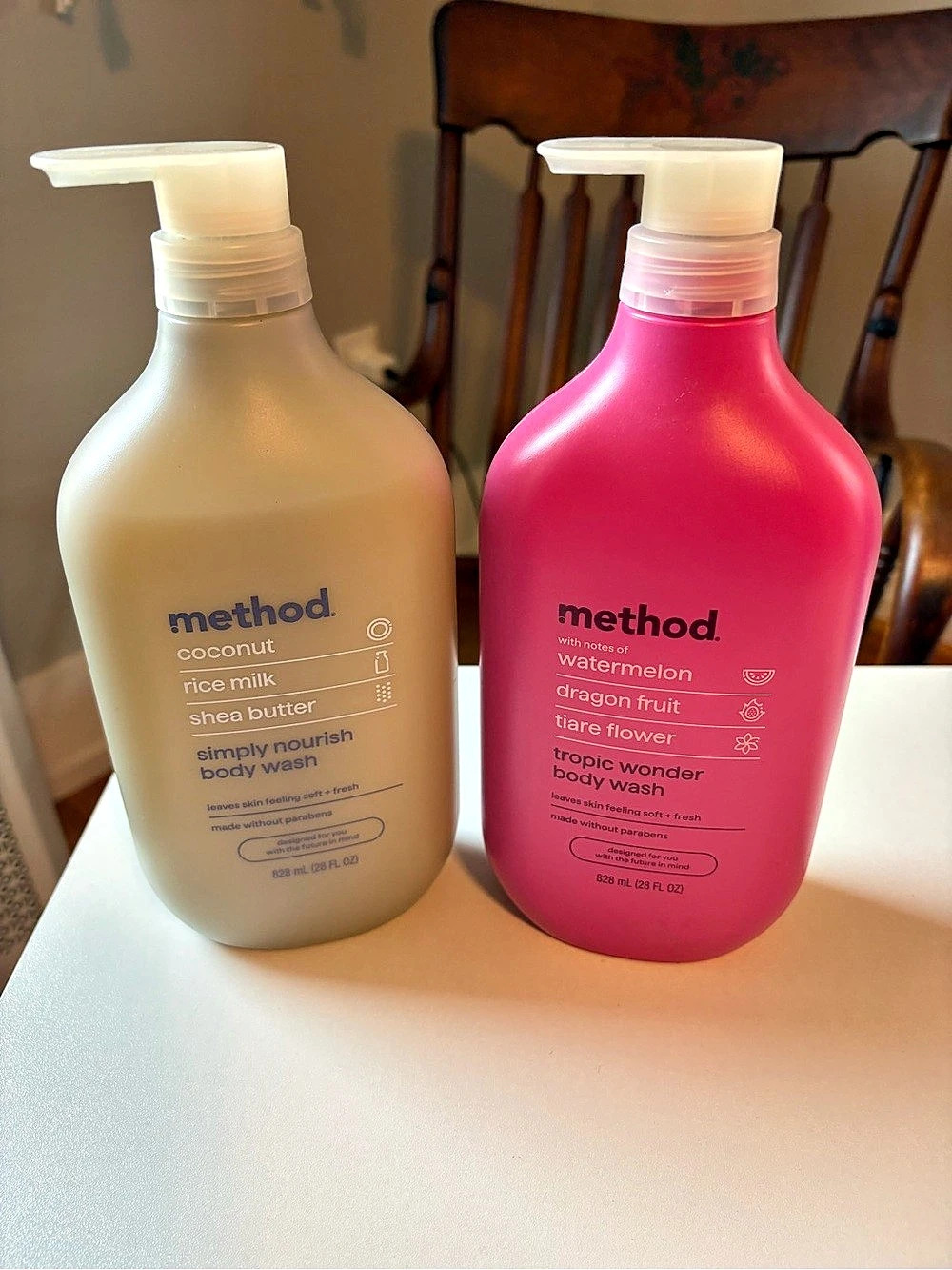 Method Simply Nourish Body Wash / Watermelon Body Wash Body Wash Duo Pink &